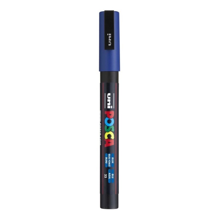 POSCA PC-3M Paint Marker, Fine Bullet Tip (0.9-1.3 mm), Blue