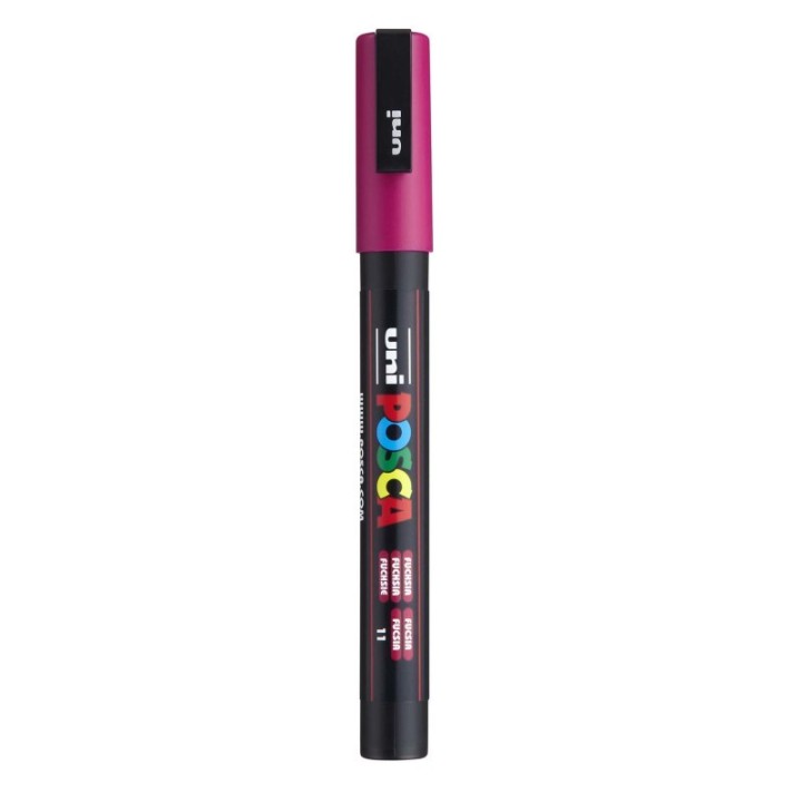 POSCA PC-3M Paint Marker, Fine Bullet Tip (0.9-1.3 mm), Fuchsia