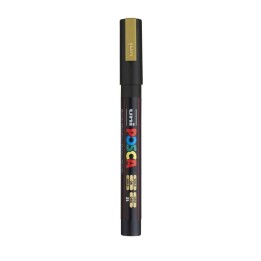 POSCA PC-3M Paint Marker, Fine Bullet Tip (0.9-1.3 mm), Gold