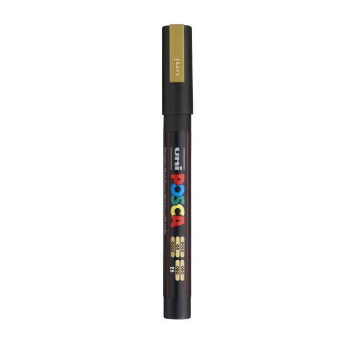 POSCA PC-3M Paint Marker, Fine Bullet Tip (0.9-1.3 mm), Gold