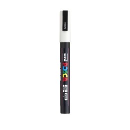 POSCA PC-3M Paint Marker, Fine Bullet Tip (0.9-1.3 mm), White