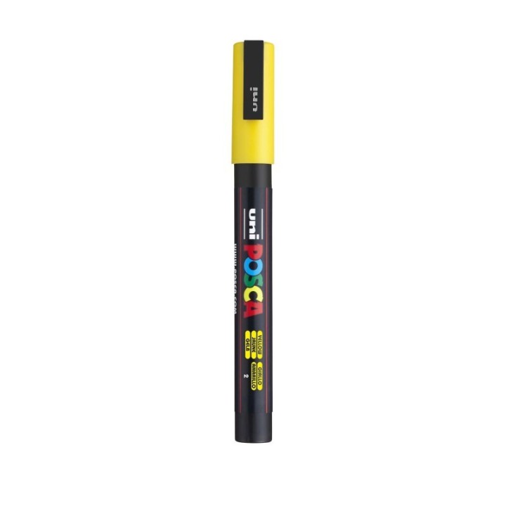 POSCA PC-3M Paint Marker, Fine Bullet Tip (0.9-1.3 mm), Yellow