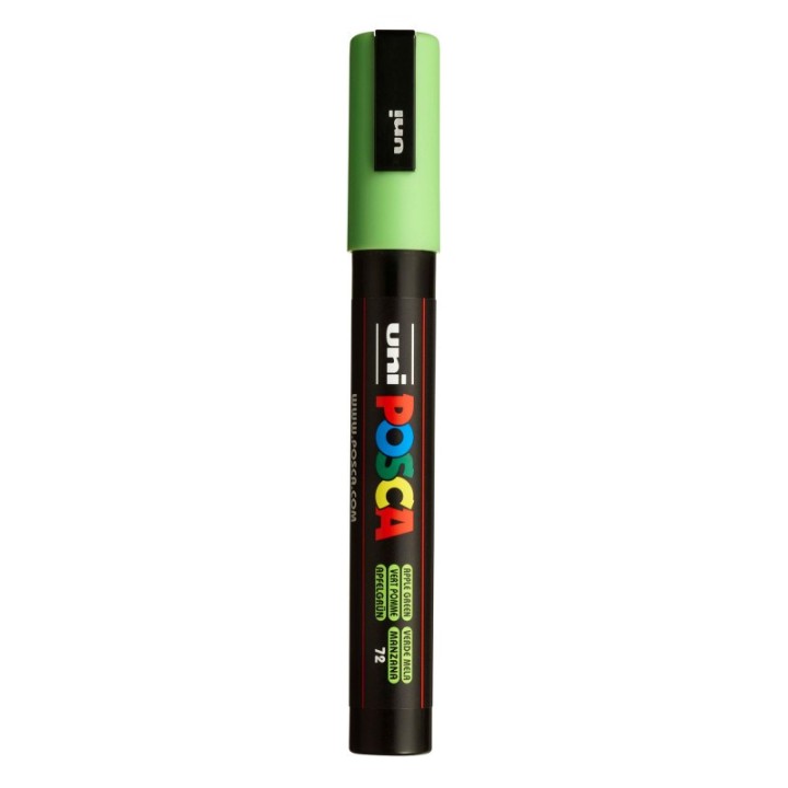 POSCA PC-5M Paint Markers, Medium Bullet Tip (1.8-2.5 mm), Apple Green