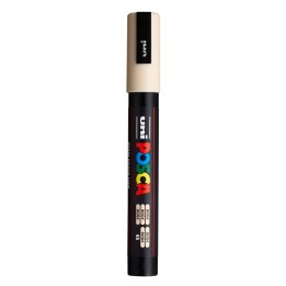 POSCA PC-5M Paint Markers, Medium Bullet Tip (1.8-2.5 mm), Beige