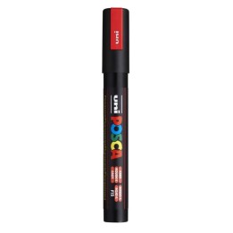 POSCA PC-5M Paint Markers, Medium Bullet Tip (1.8-2.5 mm), Fluorescent Red