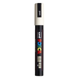 POSCA PC-5M Paint Markers, Medium Bullet Tip (1.8-2.5 mm), Ivory