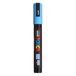 uni® uni® POSCA PC-5M Water-Based Paint Markers, Reversible Medium Tip (1.8-2.5mm), Light Blue