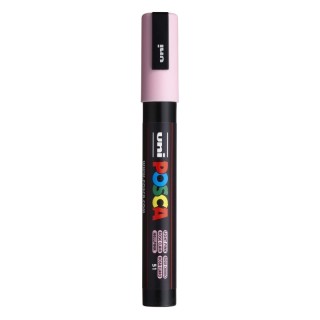 uni® uni® POSCA PC-5M Water-Based Paint Markers, Reversible Medium Tip (1.8-2.5mm), Light Pink