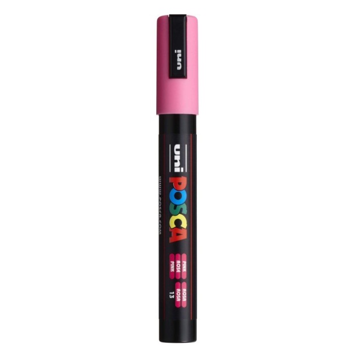 POSCA PC-5M Paint Markers, Medium Bullet Tip (1.8-2.5 mm), Pink