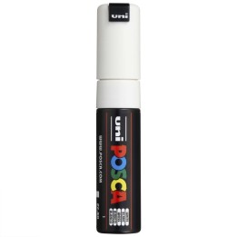 POSCA PC-8K Paint Markers, Broad Chisel Tip (8 mm), White