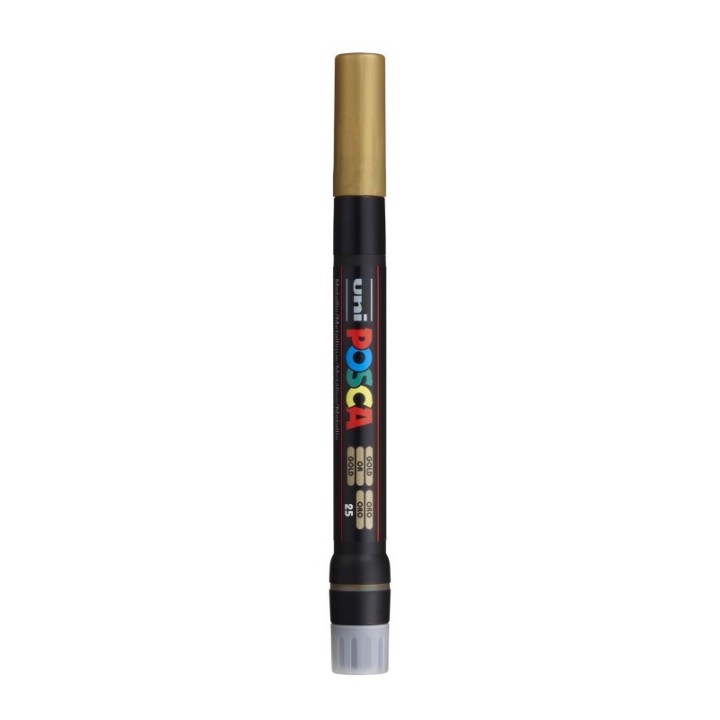 POSCA PCF-350 Paint Marker, Brush Tip (1-10 mm), Gold