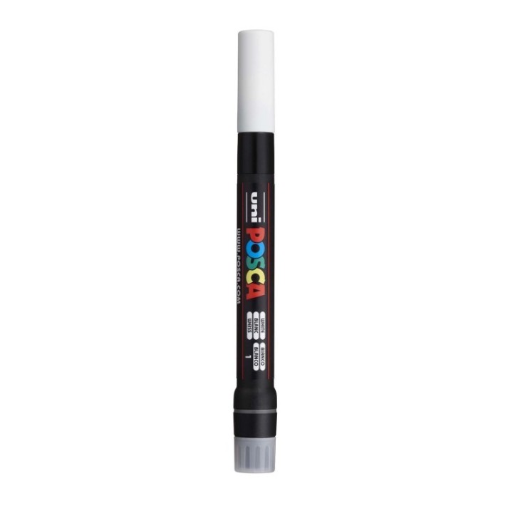 POSCA PCF-350 Paint Marker, Brush Tip (1-10 mm), White