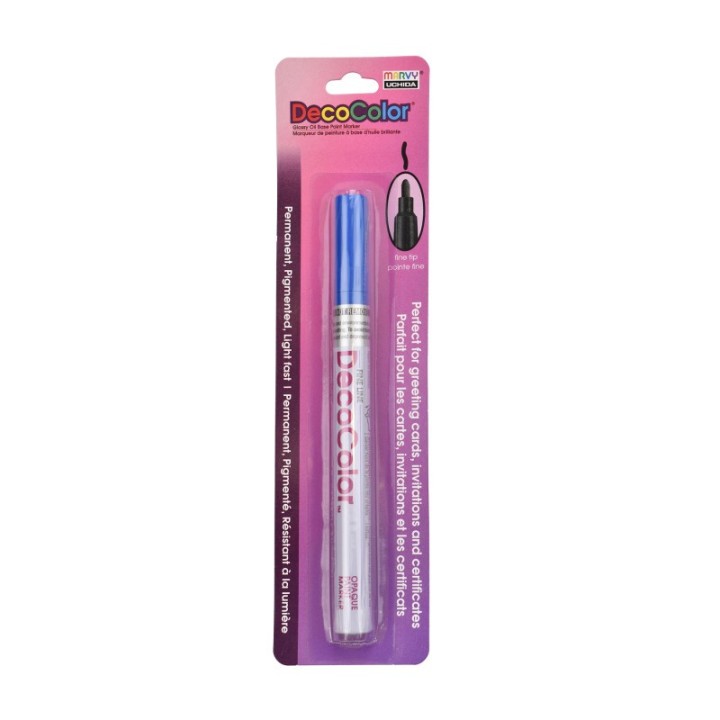 Marvy Uchida® DecoColor® Paint Marker, Fine Tip, 200-S, Blue #3