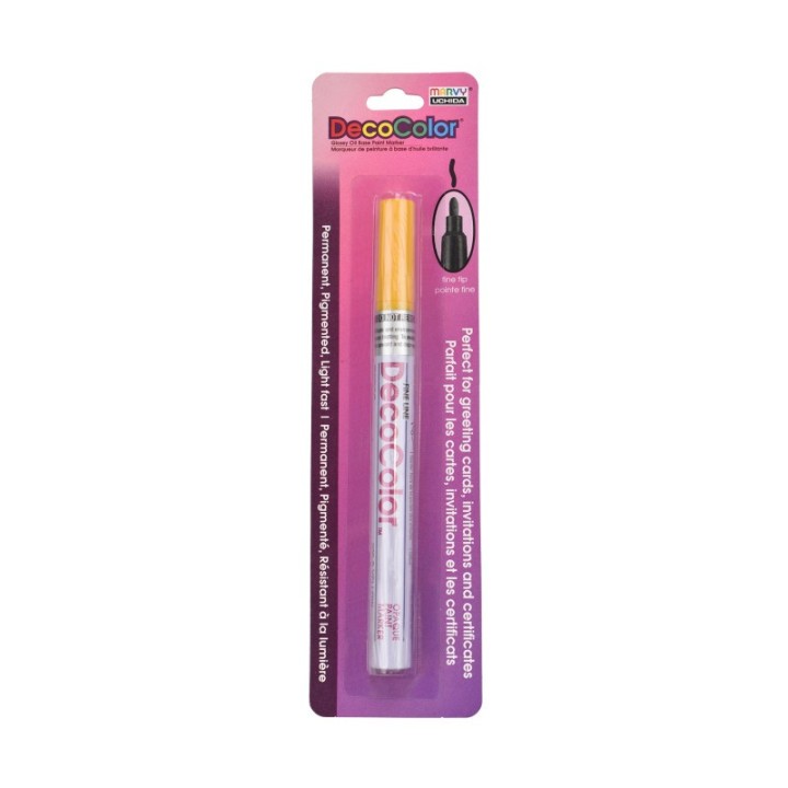 Marvy Uchida® DecoColor® Paint Marker, Fine Tip, 200-S, Yellow #5