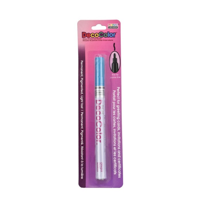 Marvy Uchida® DecoColor® Paint Marker, Fine Tip, 200-S, Light Blue #10