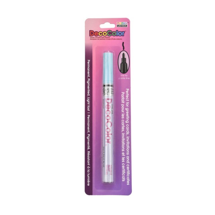 Marvy Uchida® DecoColor® Paint Marker, Fine Tip, 200-S, Pale Blue #53