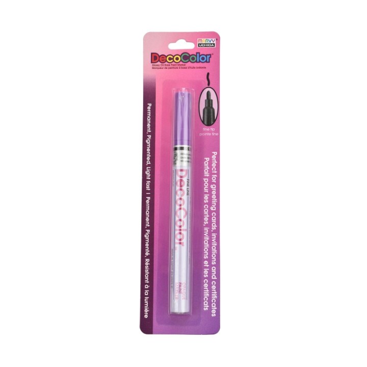 Marvy Uchida® DecoColor® Paint Marker, Fine Tip, 200-S, Hot Purple #79