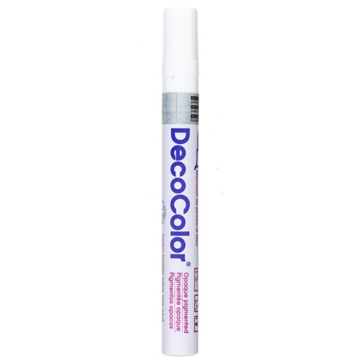 Marvy Uchida® DecoColor® Paint Marker, Broad Tip, 300-S, White