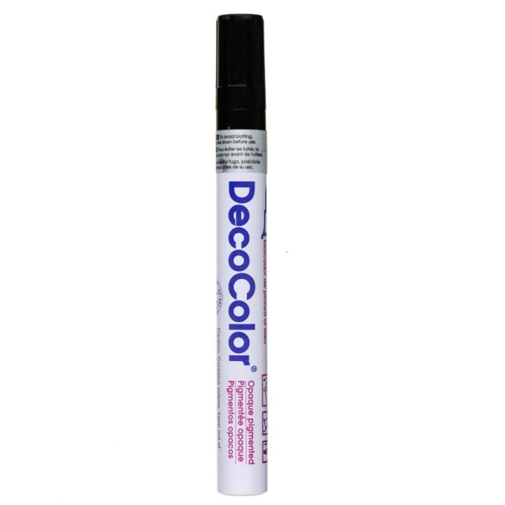 Marvy Uchida® DecoColor® Paint Marker, Broad Tip, 300-S, Black #1