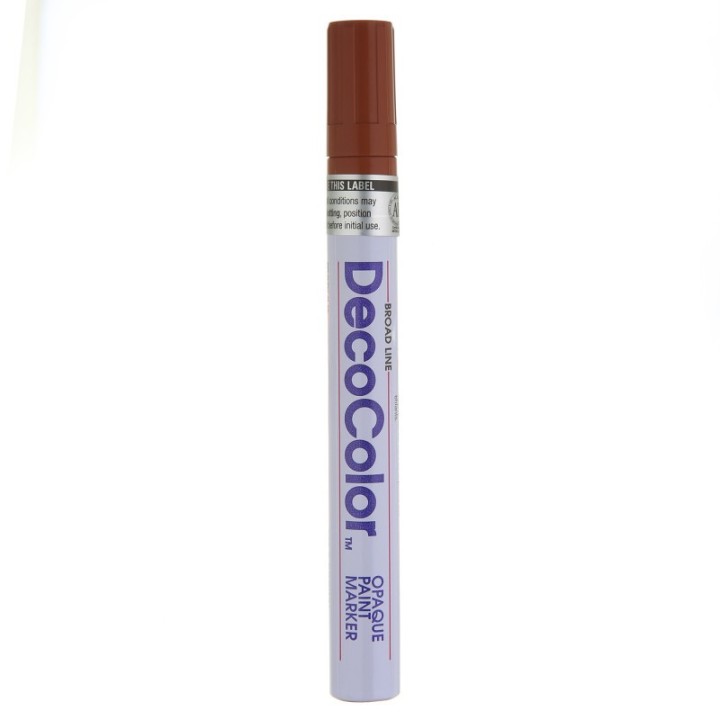 Marvy Uchida® DecoColor® Paint Marker, Broad Tip, 300-S, Brown #6