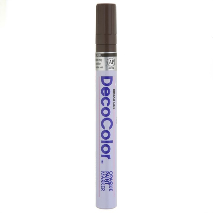Marvy Uchida® DecoColor® Paint Marker, Broad Tip, 300-S, Dark Brown #18