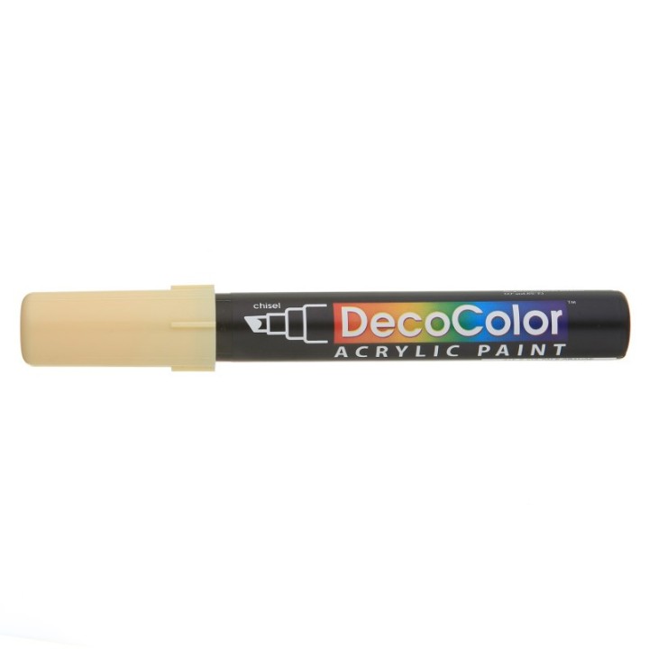 Marvy Uchida® DecoColor® Acrylic Paint Marker, 315-S, Chisel Tip, Pale Orange #16