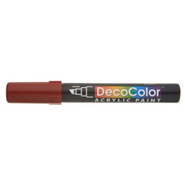 Marvy Uchida® DecoColor® Acrylic Paint Marker, 315-S, Chisel Tip, English Red #28