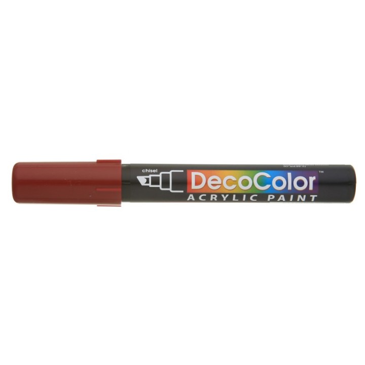 Marvy Uchida® DecoColor® Acrylic Paint Marker, 315-S, Chisel Tip, English Red #28