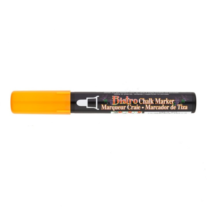 Marvy Uchida® Bistro Chalk Marker Broad Tip, 480-S, Fluorescent Orange