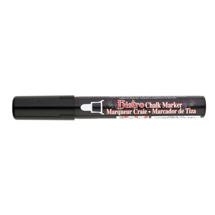 Marvy Uchida® Bistro Chalk Marker Broad Tip, 480-S, Black