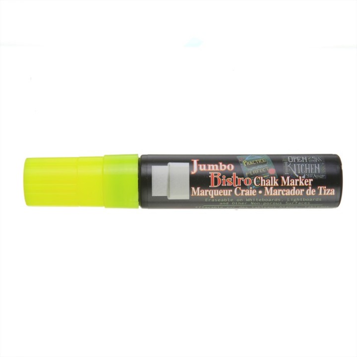 Marvy Uchida® Jumbo Bistro Chalk Marker, 481-S, Fluorescent Yellow