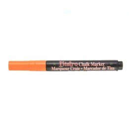 Marvy Uchida® Bistro Chalk Marker, Fine Tip, 482-S, Fluorescent Orange