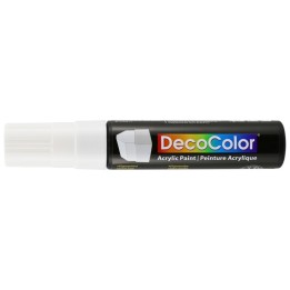 Marvy Uchida® DecoColor® Acrylic Paint Marker, 515-C, Wedge Tip, White