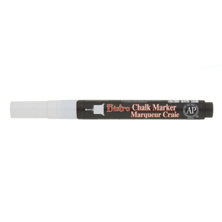 Marvy Uchida® Bistro Single White Marker, Extra Fine Tip