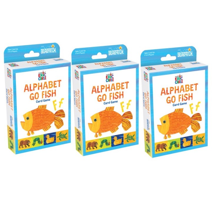 Briarpatch® The World of Eric Carle™ Alphabet Go Fish Card Game, Pack of 3