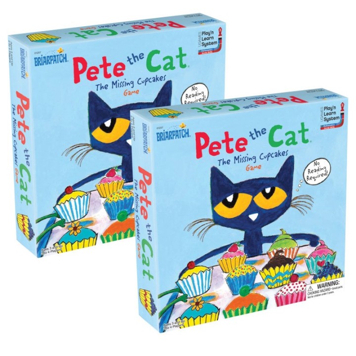Briarpatch® Pete the Cat® The Missing Cupcakes Game, Pack of 2
