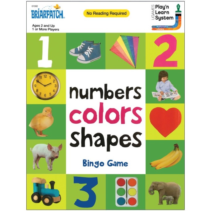 Briarpatch® First 100 Numbers Colors Shapes™ Bingo Game