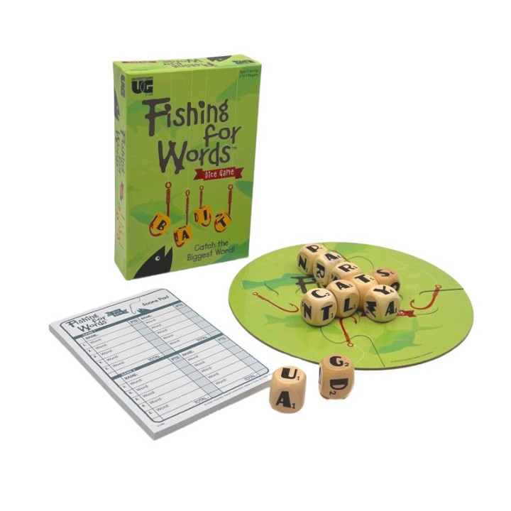 University Games Fishing For Words Dice Game
