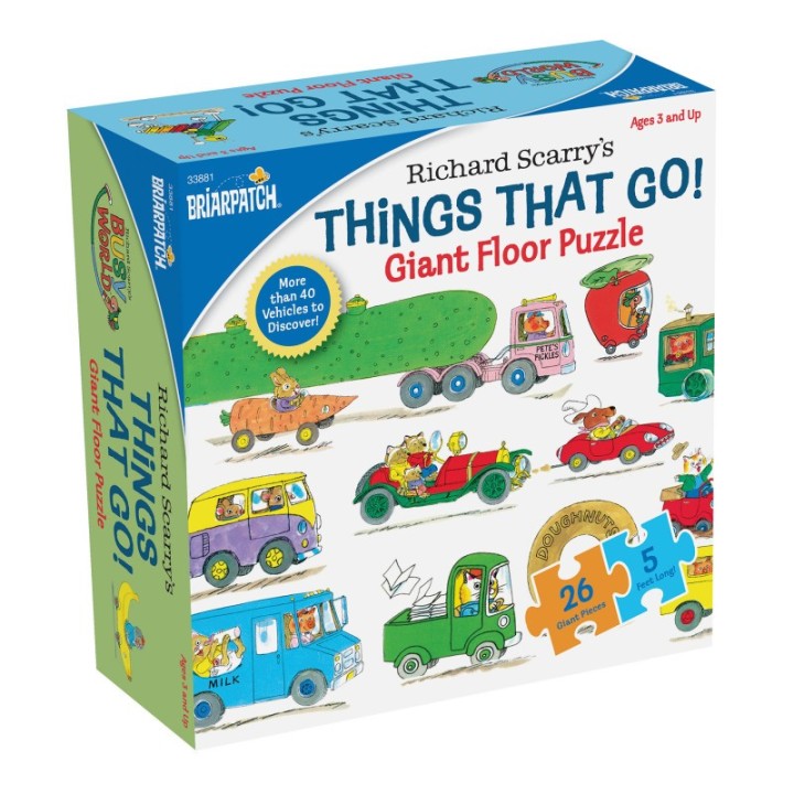 University Games Richard Scarry Things That Go Floor Puzzle