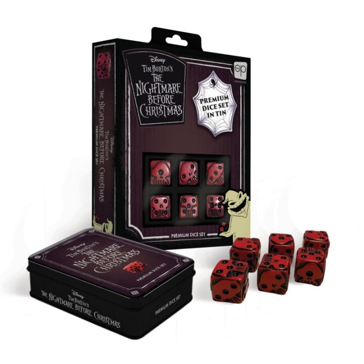 USAopoly Disney Tim Burton's The Nightmare Before Christmas Premium Dice Set