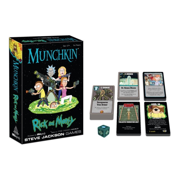 USAopoly MUNCHKIN®: Rick And Morty™ Card Game