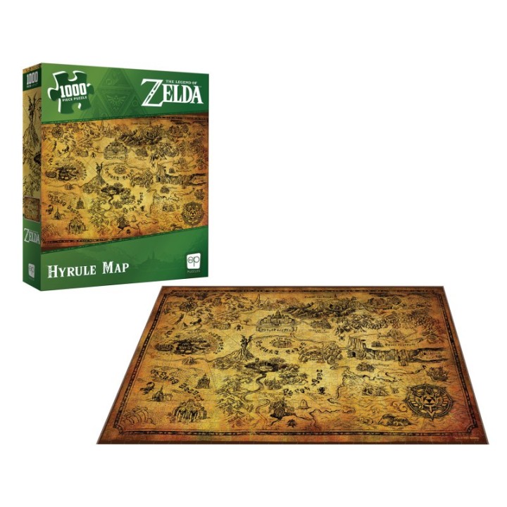 USAopoly The Legend of Zelda™ Hyrule Map Puzzle, 1000 Pieces