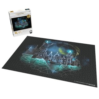 USAopoly Harry Potter Magic of Hogwarts Glow Puzzle, 1000 Pieces