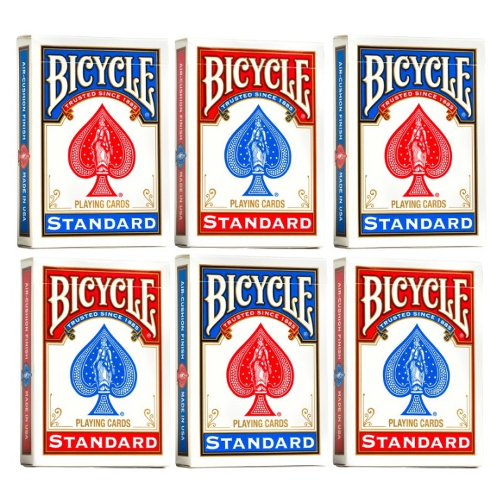 Bicycle Standard Index Playing Cards, 6 Decks