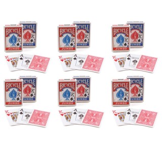 Bicycle Jumbo Index Playing Cards, 6 Decks