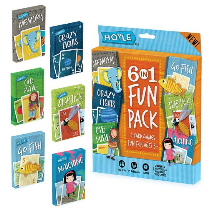 Hoyle 6 in 1 Fun Pack Classic Children's Games