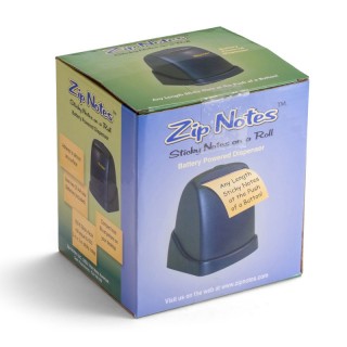 Zip Notes Zip Notes Battery-Operated Executive Dispenser, Blue