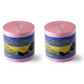 Zip Notes Zip Notes Refill Paper, Pink, Pack of 2