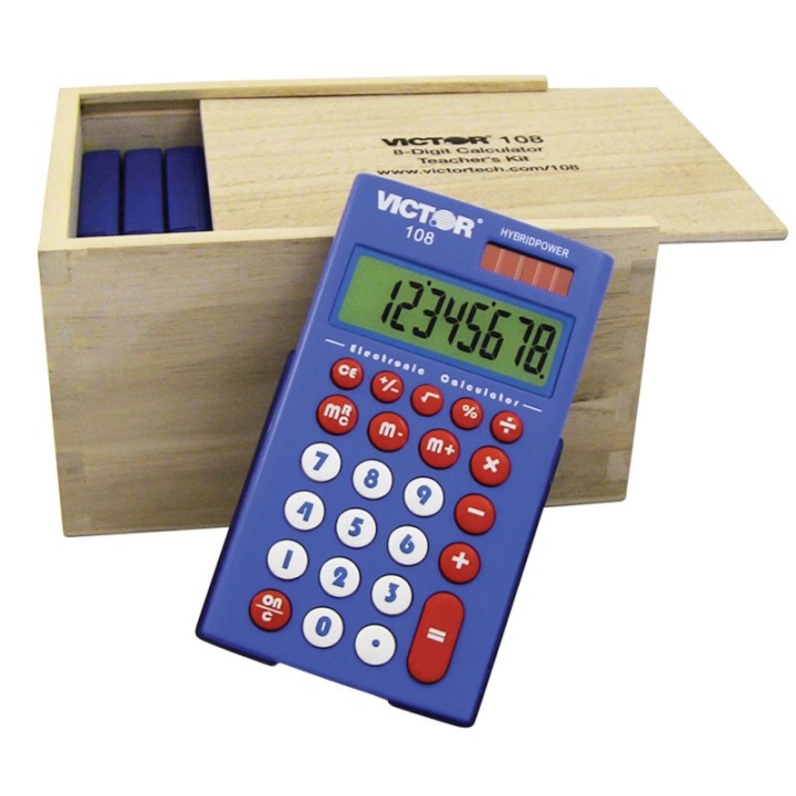 Victor Teacher's Kit: 10 Pack of Pocket Calculators