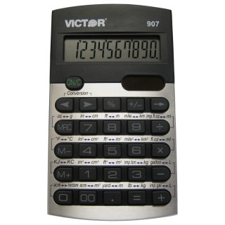 Victor 10 Digit Portable Metric Conversion Calculator